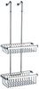 Click for Geesa Caddy Double Hanging Basket (Chrome).  Size 265x135mm.
