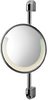 Click for Geesa Hotel Height adjustable Mirror with light. 245mm round.