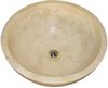 Click for Vado Travertine stone free-standing basin.  400x165mm.