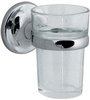 Click for Vado Tournament Clear Glass Tumbler and Holder (Chrome).