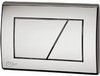 Click for Pegler Frames Swish Flush Plate (Matt Chrome). 274x165mm.