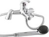 Click for Hydra Bath Shower Mixer With Shower Kit (Chrome, Single Lever)