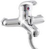 Click for Hydra Wall Mounted Bath Shower Mixer With Shower Kit (Chrome, Single Lever)