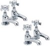 Click for Hydra Eton Basin & Bath Tap Set (Chrome).