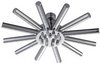 Click for Hydra Showers Star Shower Head With Swivel Knuckle (220mm, Chrome).