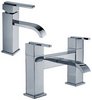 Click for Hydra Norton Basin Mixer & Bath Filler Tap Set (Chrome).