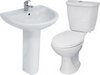 Click for Hydra 4 Piece Bathroom Suite With Toilet & Basin (1 Tap Hole).