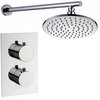 Click for Hydra Thermostatic Shower Valve With Fixed Shower Head.  200mm.