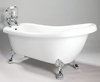 Click for Hydra Eton 1570 Slipper roll top bath with ball & claw chrome feet. 1570mm.