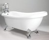 Click for Hydra Eton 1570 Slipper roll top bath with ball & claw chrome feet. 1570mm.