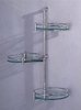 Click for Hudson Reed Achill bathroom stand with 3 glass shelves