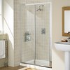 Click for Lakes Classic 1000mm Framed Slider Shower Door (Silver).