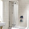 Click for Lakes Classic 730x1400 Framed Bath Screen With 4 Folding Panels (Silver).