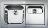Click for Rangemaster Mezzo 1.5 Bowl Stainless Steel Sink, Right Hand Drainer.