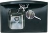 Click for Rangemaster Roma Gemini 1.25 Bowl Neostone Sink, Right Hand Drainer.