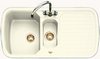 Click for Rangemaster RangeStyle 1.5 Bowl Cream Sink With Brass Tap & Waste.