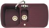 Click for Rangemaster RangeStyle 1.5 Bowl Rich Claret Sink With Brass Tap & Waste.