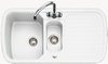 Click for Rangemaster RangeStyle 1.5 Bowl White Sink With Chrome Tap And Waste.