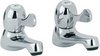 Click for Mayfair Alpha Basin Taps With Lever Handles (Pair, Chrome).