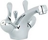 Click for Mayfair Alpha Mono Basin Mixer Tap With Lever Handles & Pop Up Waste.