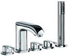 Click for Mayfair Arch 5 Tap Hole Bath Shower Mixer Tap With Shower Kit (Chrome).