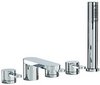 Click for Mayfair Cielo 5 Tap Hole Bath Shower Mixer Tap With Shower Kit (Chrome).