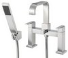Click for Mayfair Flow Bath Shower Mixer Tap With Shower Kit (High Spout, Chrome).