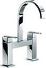 Click for Mayfair Ice Fall Lever Bath Filler Tap (High Spout, Chrome).