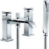 Click for Mayfair Ice Fall Cross Bath Shower Mixer Tap With Shower Kit (Chrome).