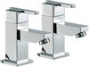 Click for Mayfair Ice Quad Lever Bath Taps (Pair, Chrome).