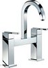 Click for Mayfair Ice Quad Lever Bath Filler Tap (High Spout, Chrome).