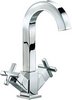 Click for Mayfair Ice Quad Cross Mono Basin Mixer Tap With Pop Up Waste (Chrome).