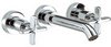 Click for Mayfair Loli 3 Tap Hole Wall Mouted Basin Mixer Tap (Chrome).