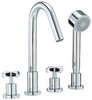 Click for Mayfair Loli 4 Tap Hole Bath Shower Mixer Tap With Shower Kit (Chrome).