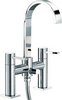 Click for Mayfair Wave Bath Shower Mixer Tap With Shower Kit (High Spout).
