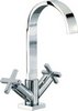 Click for Mayfair Surf Mono Basin Mixer Tap With Pop-Up Waste (Chrome).