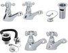 Click for Mayfair Ritz Basin & Bath Tap Pack With Wastes (Chrome).