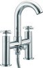 Click for Mayfair Series C Bath Shower Mixer Tap With Shower Kit (High Spout).