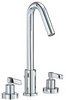 Click for Mayfair Stic 3 Tap Hole Basin Mixer Tap With Pop-Up Waste (Chrome).