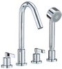 Click for Mayfair Stic 4 Tap Hole Bath Shower Mixer Tap With Shower Kit (Chrome).
