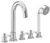 Click for Mayfair Tait Lever 5 Tap Hole Bath Shower Mixer Tap With Shower Kit (Chrome).