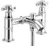 Click for Mayfair Tait Cross Bath Shower Mixer Tap With Shower Kit (Chrome).