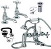 Click for Mayfair Westminster Basin & Bath Shower Mixer Tap Pack With Wastes.