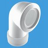 Click for McAlpine Plumbing WC 4"/110mm 90 Degree Toilet Pan Connector (Macfit).