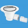 Click for McAlpine Gullies 75mm Shower Trap Gully For Sheet Flooring.