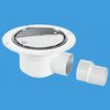 Click for McAlpine Gullies 50mm Shower Trap Gully For Sheet Flooring.