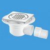 Click for McAlpine Gullies 50mm Shower Trap Gully For Tiled Or Stone Flooring.
