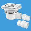 Click for McAlpine Gullies 50mm Shower Trap Gully For Tiled Or Stone Flooring (2 Piece).