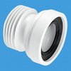Click for McAlpine Plumbing WC 4"/110mm Straight Rigid Toilet Pan Connector.