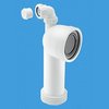 Click for McAlpine Plumbing WC 4"/110mm 90 Degree Toilet Pan Adjustable Connector.
